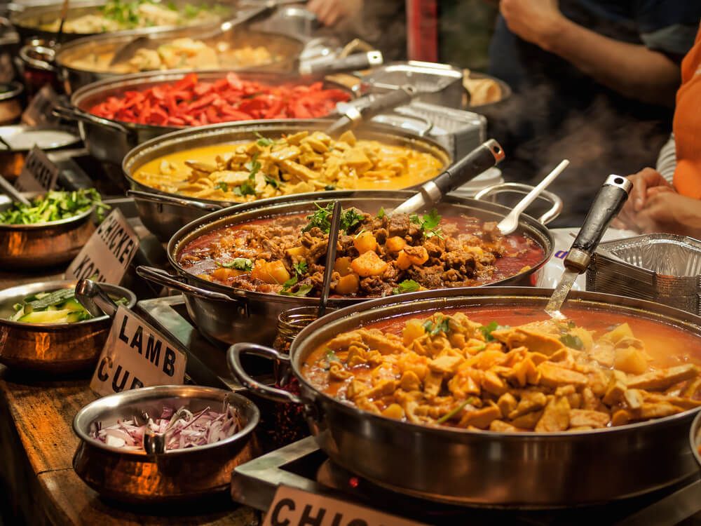 Catering Buffet at a Wedding