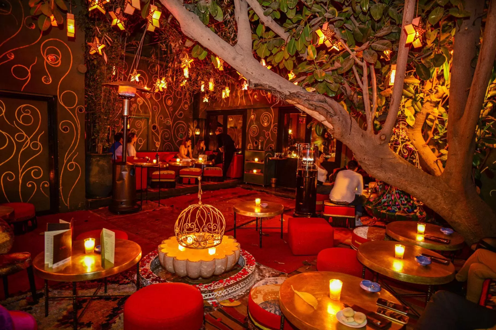 Moroccan lounge for guests