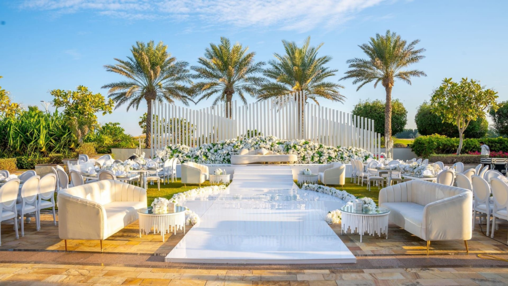 Abu Dhabi Wedding Setting