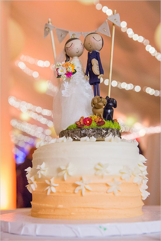 Custom Wedding Cake Toppers for Bride and Groom