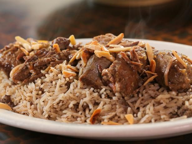 Lamb Ouzi as one of the best Arabian dishes
