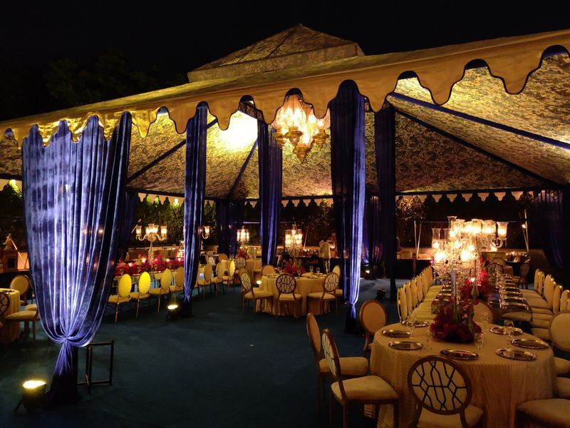 Dining Setup in an Arabian Wedding 