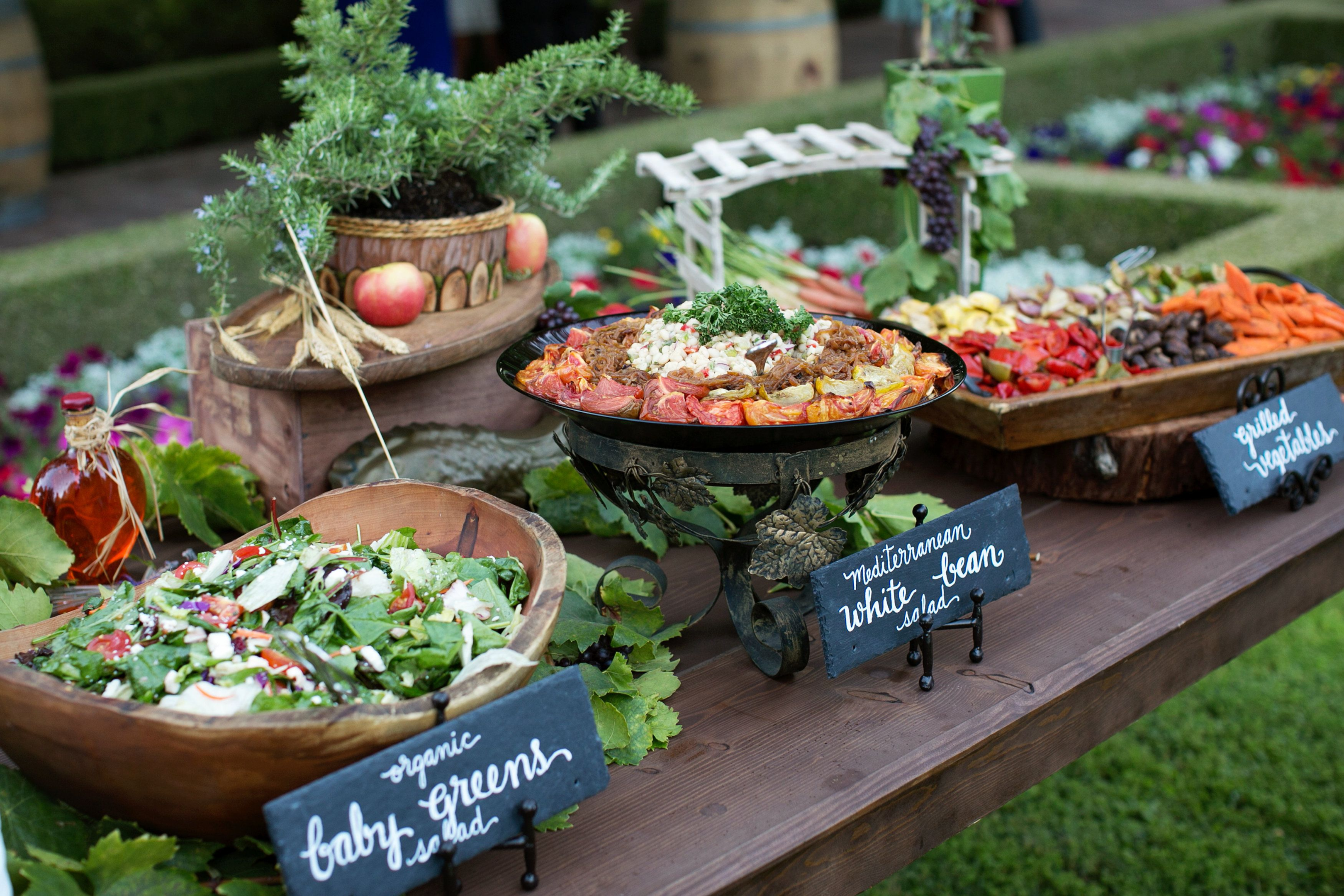 Plated Meal as wedding food idea