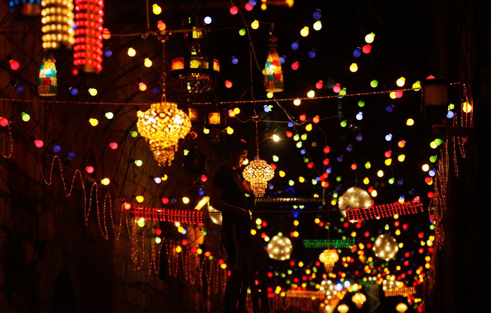 Traditional Decorations with Lanterns
