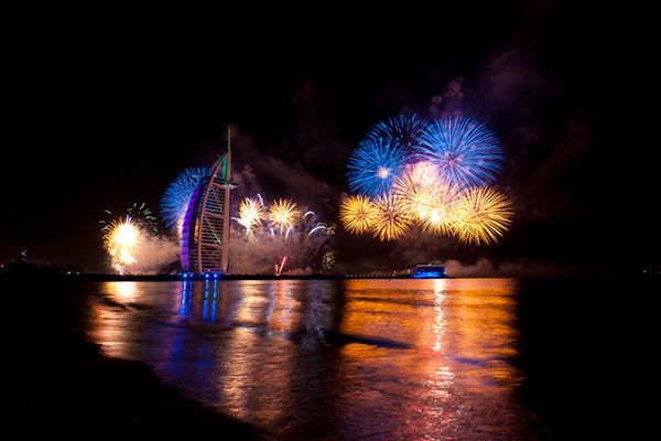 New Year's Firework Show in Dubai