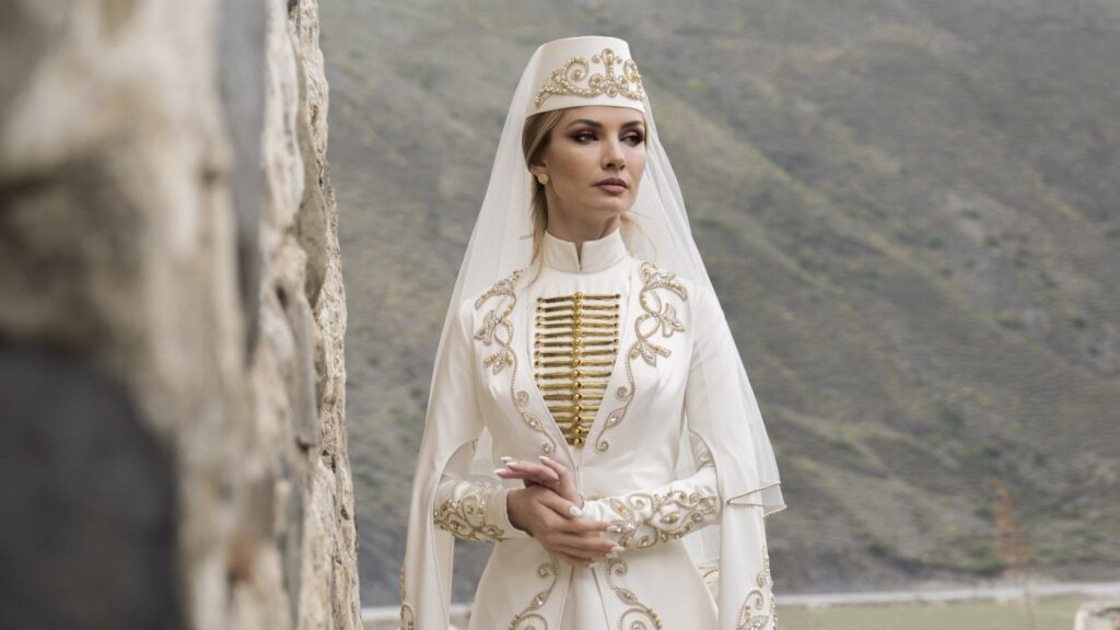 Russian bridal dress