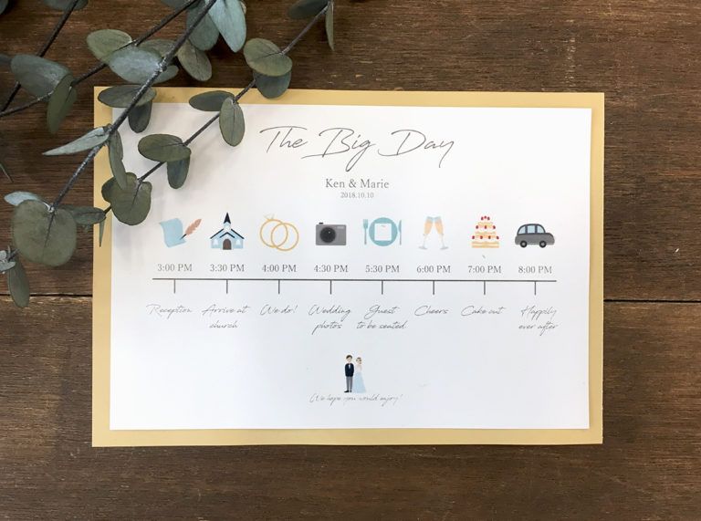Wedding Checklist Artwork